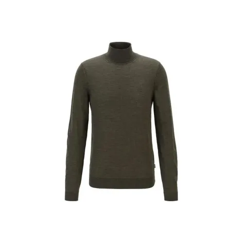 Hugo Boss Зеленые Мужские Свитера