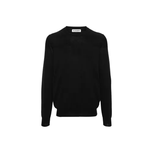JIL SANDER Черные Мужские Свитера