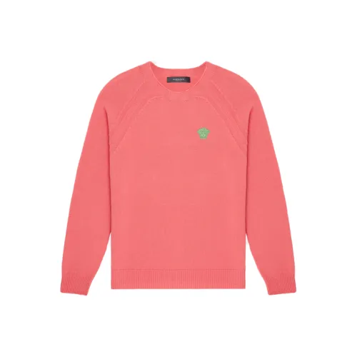 VERSACE Кашемир Свитер Мужской Розовый