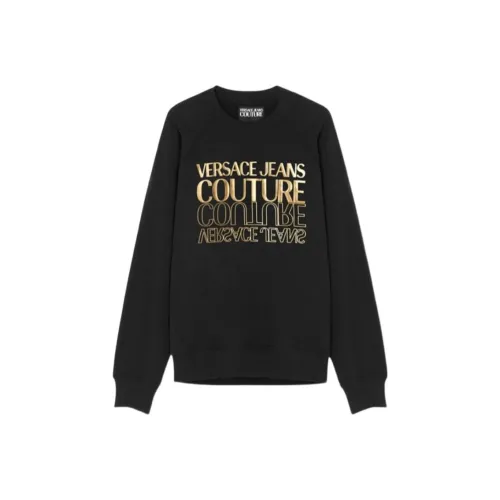 VERSACE Мужские черные свитеры