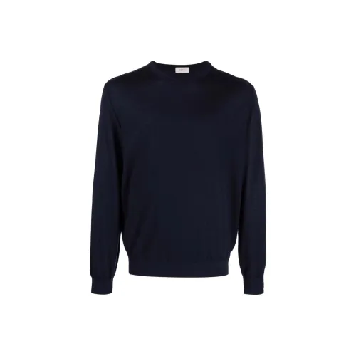 Ermenegildo Zegna Темно-синие мужские свитеры