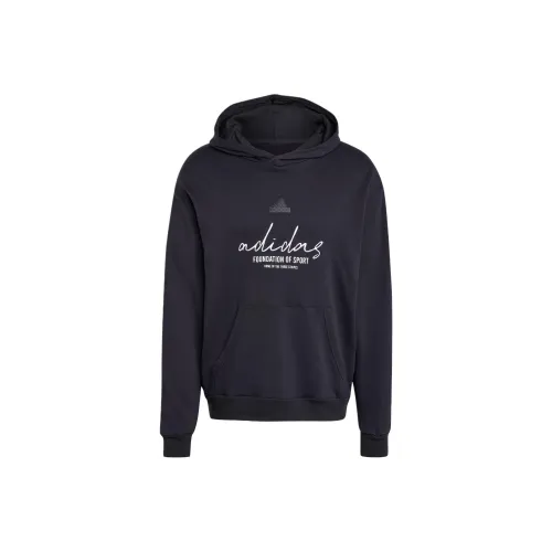 Adidas BRAND LOVE Черные Мужские Свитшоты