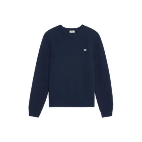 CELINE DYSFUNCTIONAL BAUHAUS Мужские коллекции FW22 Свитер Мужской Морской Синий