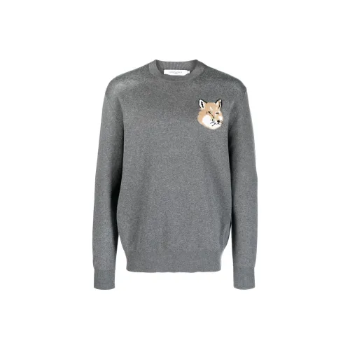 Maison Kitsune Серые Мужские Свитера