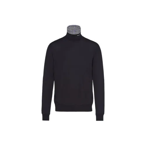 PRADA Синие Мужские Свитера