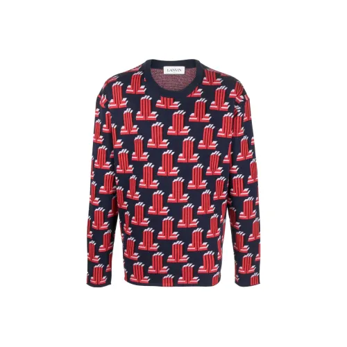 Lanvin Мужские Синие Свитера