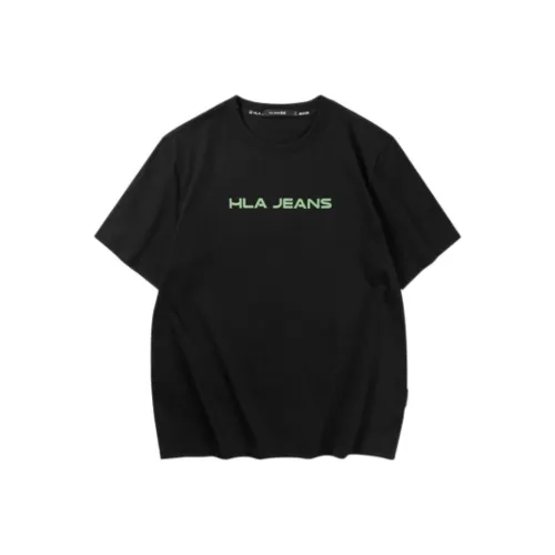 HLA JEANS Мужские черные футболки