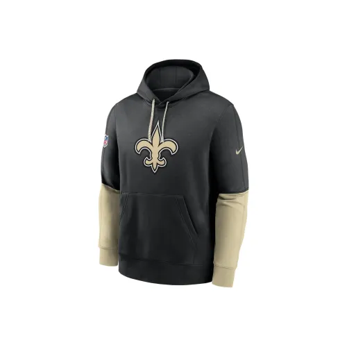 Свитшот Nike NFLClub FW24 New Orleans Saints Sideline Team Issue Мужской Черный