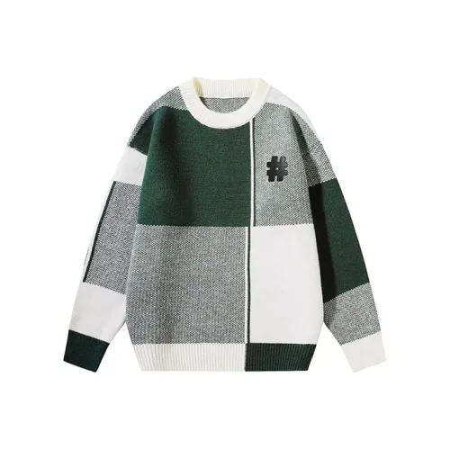 BEENTRILL Свитер Унисекс Армейский Зеленый