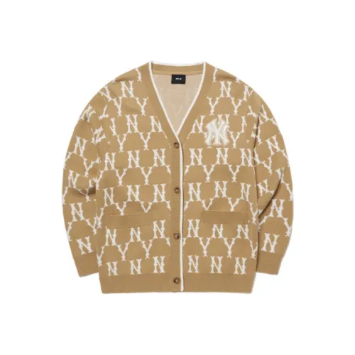 MLB Old Flower Темно-бежевый Унисекс Трикотаж