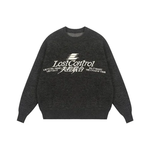 LOSTCTRL Черный Унисекс Свитеры