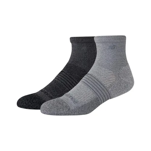 New Balance Тренировки Высокие Носки Унисекс 2 Пачки Темно-Серый + Светло-Серый