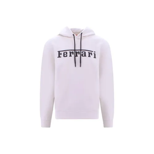 Ferrari White Men's Sweatshirts Феррари Белый Мужской Свитшот