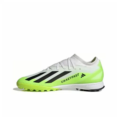 Adidas X Crazyfast.3 Футбольные бутсы Низкий верх Зеленый Черный Белый Унисекс