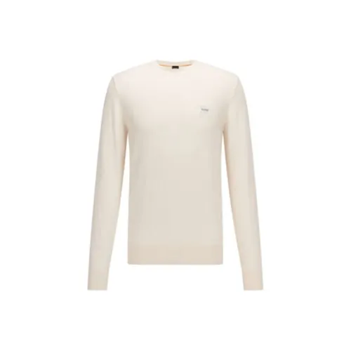 Hugo Boss Белый Мужской Кашемировый Свитер