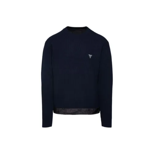 PRADA Свитер Мужской Морской Синий