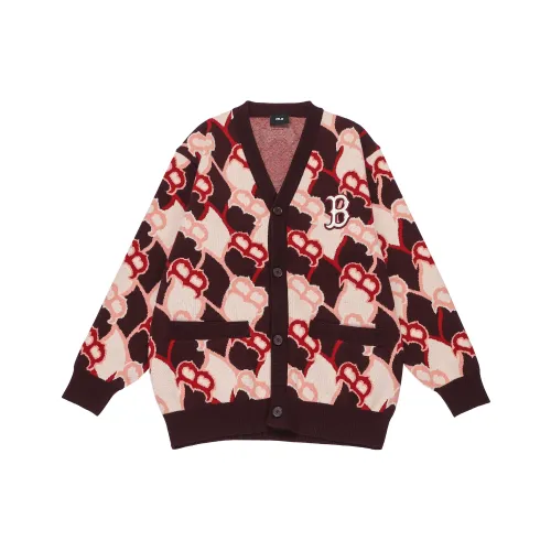 MLB Old Flower Бургундский Унисекс Свитеры