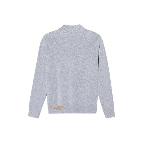 RARE Светло-серый Мужской кашемировый свитер