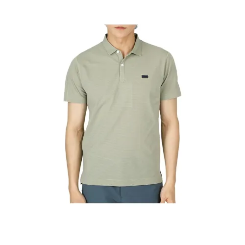 TITLEIST Поло Мужское Серый Зеленый