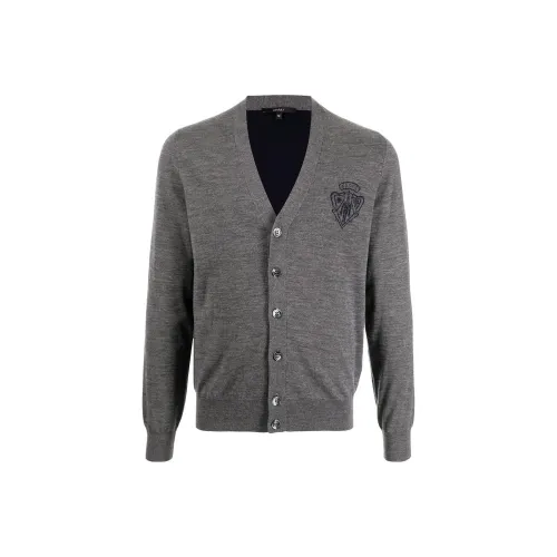 GUCCI FW22 Трикотажная ткань Кардиган Мужской Серый
