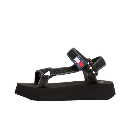 Tommy Hilfiger Tommy Jeans Пляжные сандалии Женские Черный