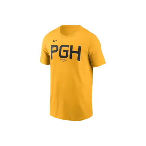 nike T-Shirt Мужской Золотой Pittsburgh Pirates