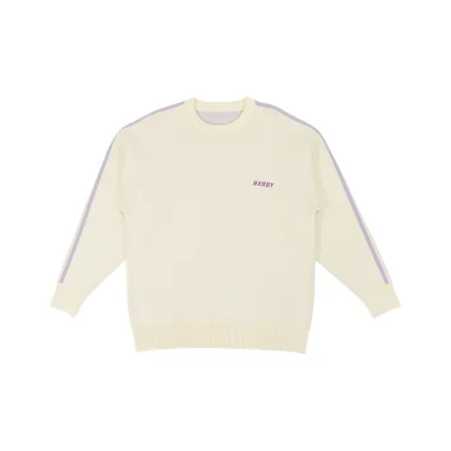 NERDY x Doraemon A NERDY X Дораэмон Co Branding Свитер Унисекс Бежевый