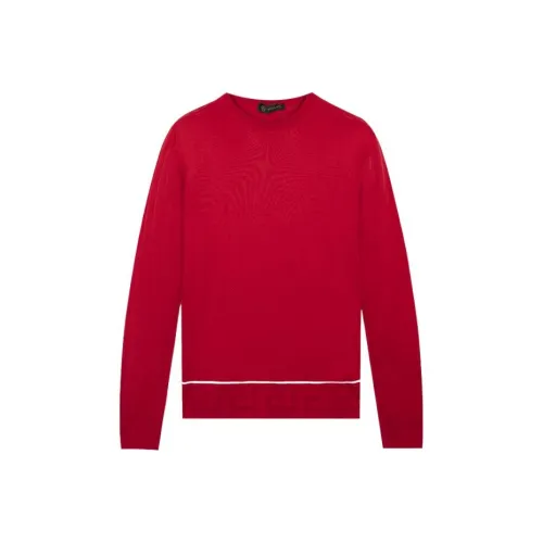 VERSACE Red Men's Sweaters VERSACE Красные Мужские Свитера