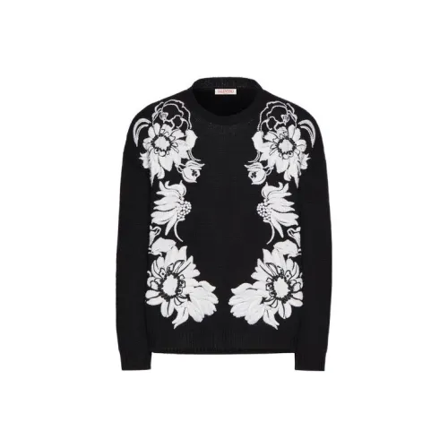 Valentino SS22 Кашемировый свитер мужской черный