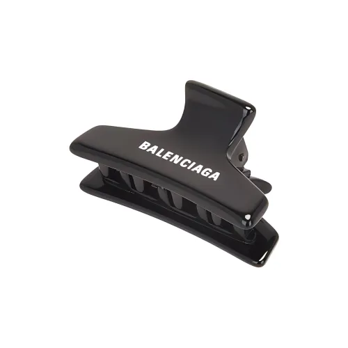 Balenciaga Ацетатные заколки для волос женские черные
