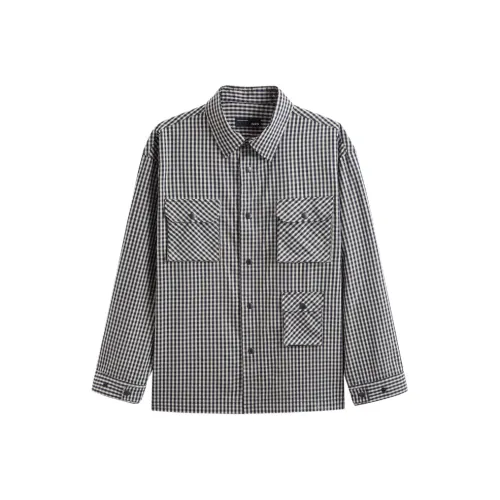 GXG Рубашка Мужская Черно-Белая Клетка