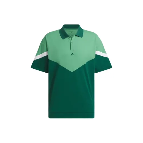 Adidas Ultimate365 Sport Polo Polo Мужской Второй Рук Зеленый Университетский Зеленый