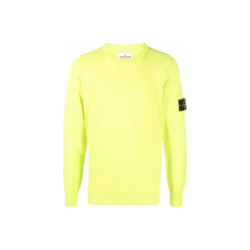 Stone Island Желтый Зеленый Мужские Свитера