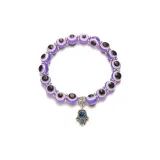 Фиолетовый браслет "Глаз демона"