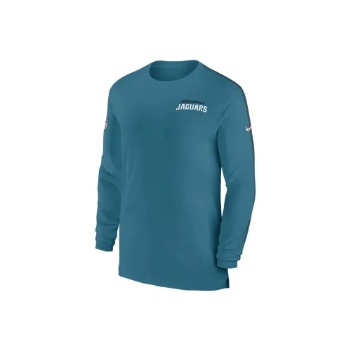 Nike x NFL Jacksonville Jaguars Sideline COACH Толстовка Мужская Синяя Зеленая