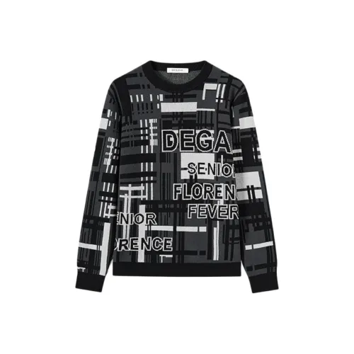 DEGAIA Черные Мужские Свитера