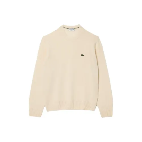LACOSTE Свитер Мужской Натуральный Белый