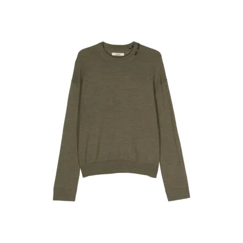 Zadig Voltaire FW24 Свитер Мужской Хаки