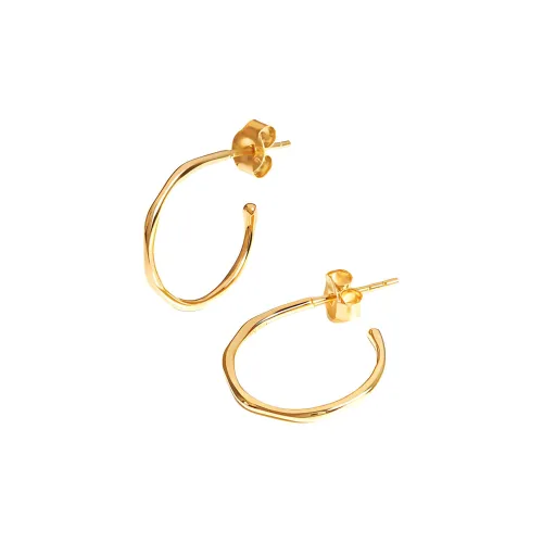 Серьги MISSOMA с серебряным покрытием и 18К золотом женские многоцветные