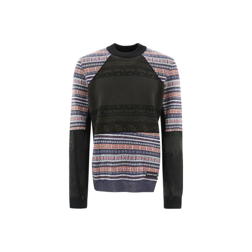 Marine Serre Синий Мужской Свитеры