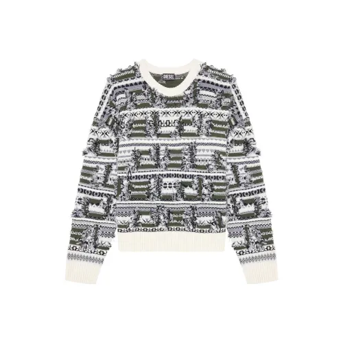DIESEL Зеленые Мужские Свитера