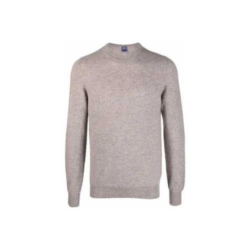 FEDELI Фуксия Мужские кашемировые свитеры