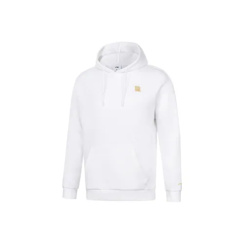 LINING Толстовка Унисекс Стандартная Белая