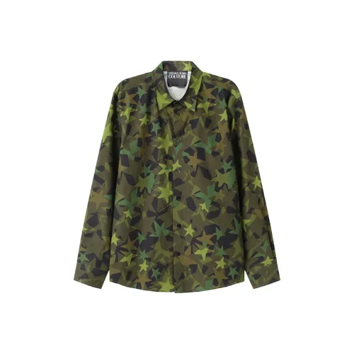 VERSACE JEANS COUTURE Рубашка Мужская Зеленая