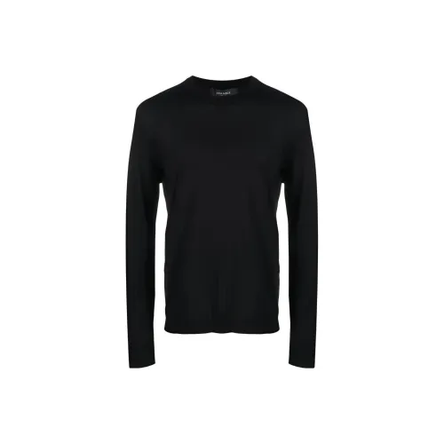 VERSACE Мужские черные свитеры