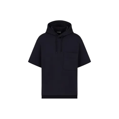 EMPORIO ARMANI SS24 Свитшот Мужской Морской Синий