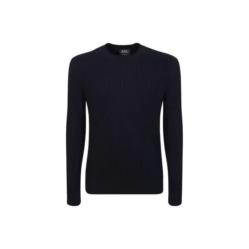 A.P.C. Joint Paragraph Черные Мужские Свитера