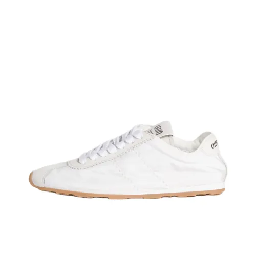 MIU MIU Plume Низкий Топ Повседневная Обувь Женская Белая