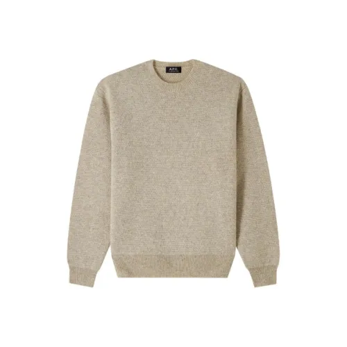 A.P.C. Joint Paragraph Серый Мужской Свитеры