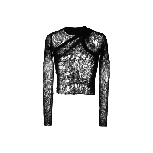 RICK OWENS совместный бренд Черные мужские кашемировые свитеры